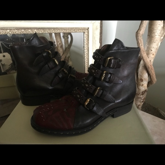 LAST ONE!!!  A.S. 98 Buckle Combat Boot - Picture 2 of 5